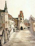 Albrecht Durer Courtyard of the Former Castle in Innsbruck without Clouds china oil painting artist